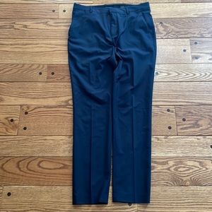 33x32 Perry Ellis very slim Portfolio dress pants Navy Blue